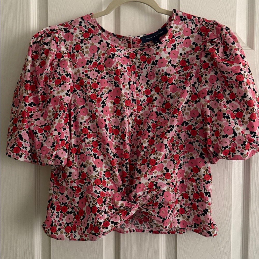 Tommy Hilfiger Pink Floral Blouse
